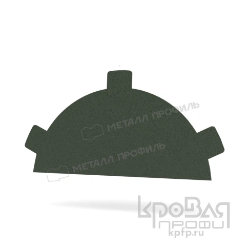 Заглушка конька круглого простая (VikingMP-01-6007-0.45) фото 1