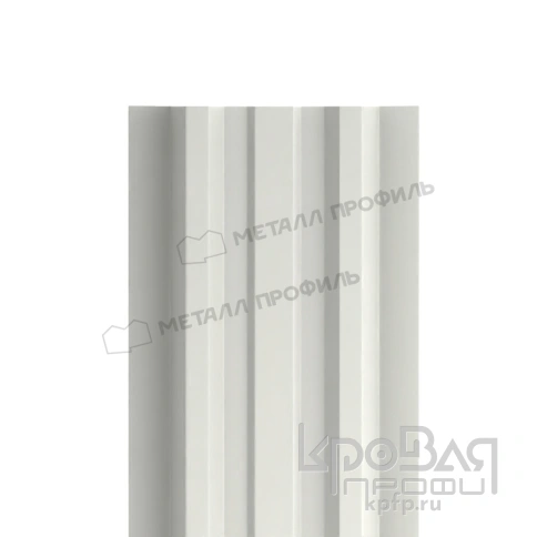 Штакетник металлический МП LАNE-T 16,5х99 (ПЭ-01-9010-0.45) фото 1