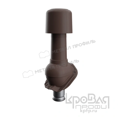 Выход вентиляции изолированный MAXI 125/160 НС-35 (коричневый) фото 1