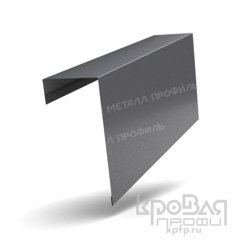 Планка торцевая фасадная FASTCLICK 139х65х3000 (VALORI-20-Grey-0.5) фото 1