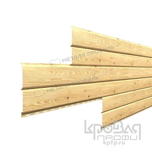 Сайдинг МЕТАЛЛ ПРОФИЛЬ Lбрус-15х240 (ECOSTEEL-01-Сосна-0.5) фото 1