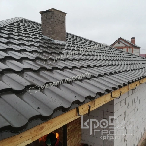Металлочерепица МП Монтекристо-ML (VikingMP E-20-8004-0.5) фото 5
