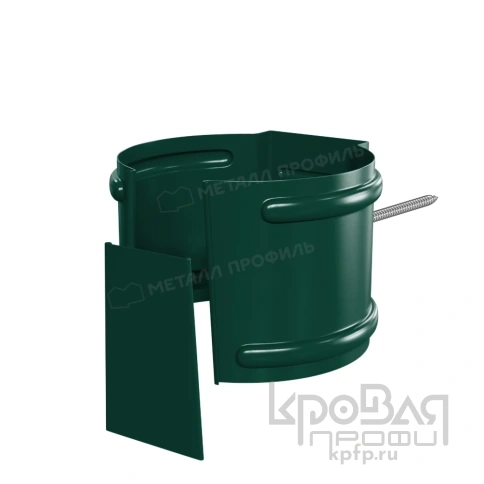Держатель трубы (на кирпич) МЕТАЛЛ ПРОФИЛЬ Foramina PUR D100 Ral 6005 фото 1