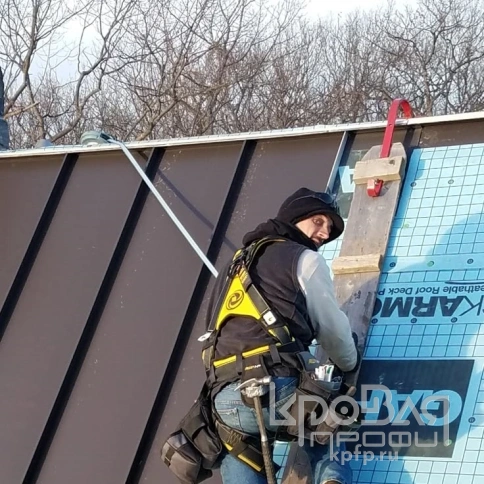 Монтаж фальцевой кровли фото 1
