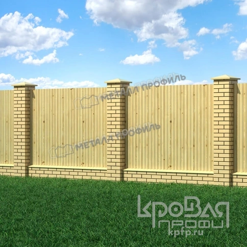 Профилированный лист МП-18х1100-B (ECOSTEEL_MA-01-Сосна-0,5) фото 3