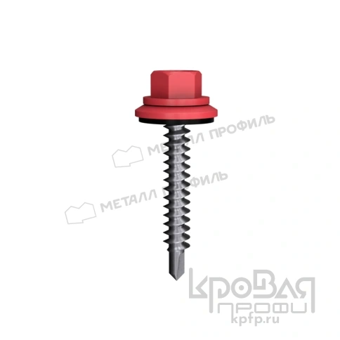 Саморез 4,8х50 ROOFRetail RAL3011 (коричнево-красный) фото 1