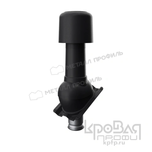 Выход вентиляции изолированный MAXI TURBO 125/160 С-21 (черный) фото 1