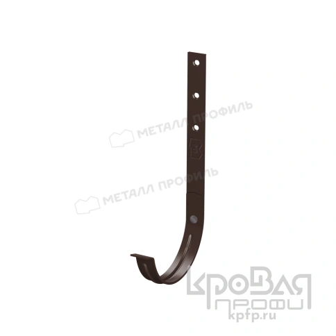 Держатель желоба МЕТАЛЛ ПРОФИЛЬ Foramina PUR D125х280 Ral 8017 фото 1