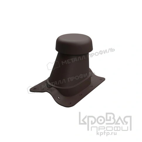 Выход вентиляции универсальный Ламонтерра (коричневый) фото 1