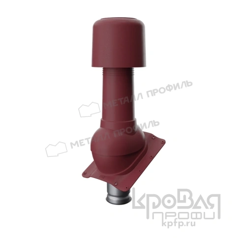 Выход вентиляции изолированный MAXI TURBO 125/160 Монтекристо (красный) фото 1