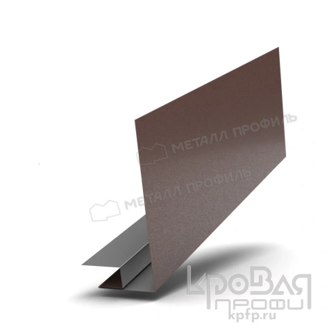 Планка карнизного свеса сложная 250х50х2000 (VikingMP E-20-8017-0.5) фото 1