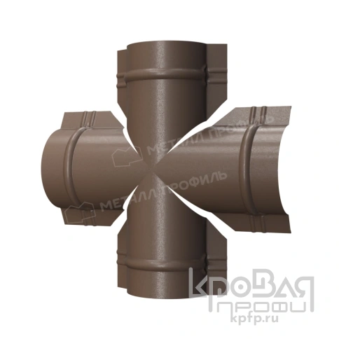 Четверник для круглого конька R110 (VALORI-20-OxiBеige-0.5) фото 1