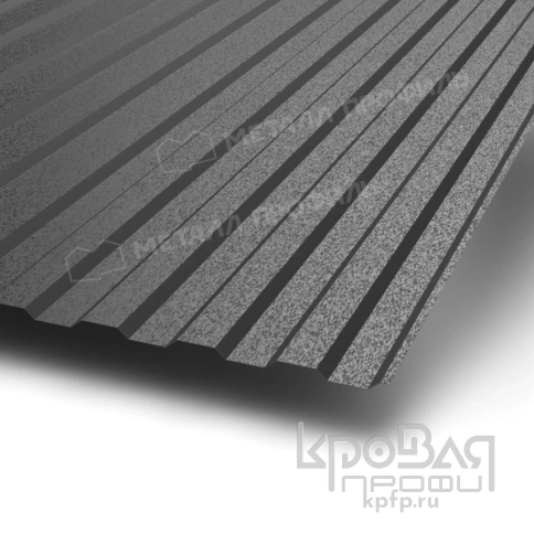 Профилированный лист МП-10х1100-B (VALORI-20-DarkGrey-0,5) фото 1