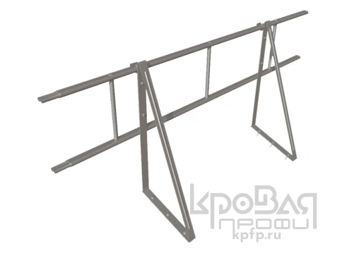 Ограждение кровельное ОК-h600х1860 мм (9006) фото 1