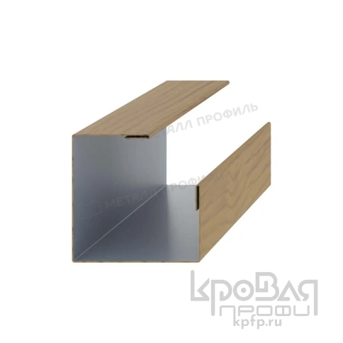 Планка угла внутреннего сборная нижняя Woodstock 50х30х3000 (ECOSTEEL_MA-01-Сосна-0.5) фото 2