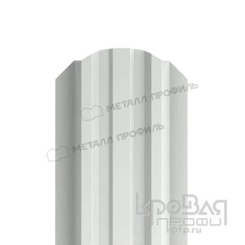 Штакетник металлический МП LАNE-O 16,5х99 NormanMP (ПЭ-01-9003-0.5) фото 1