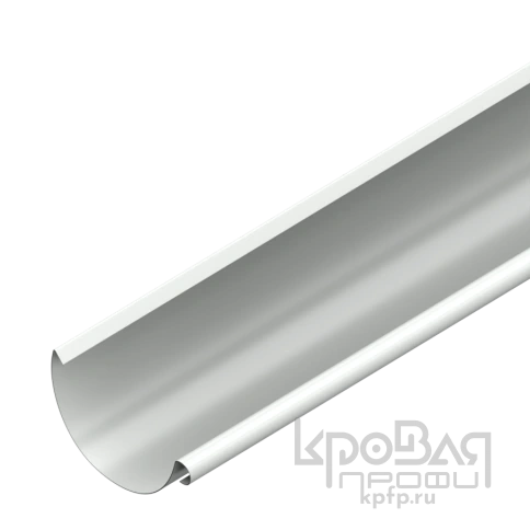 Желоб водосточный D125х3000 GS lite (ПЭД-01-9003\9003-0.5) фото 1