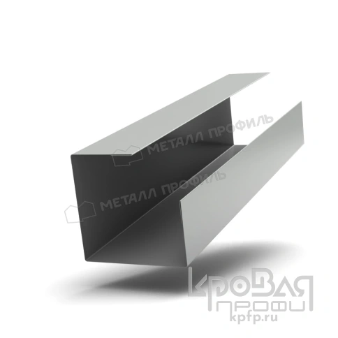 Планка угла внутреннего сборная нижняя Woodstock 50х30х3000 NormanMP (ПЭ-01-9003-0.5) фото 1