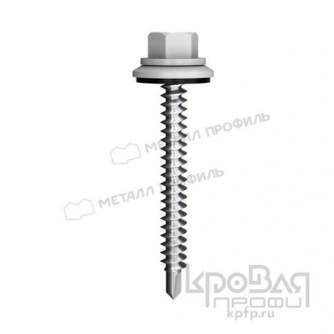 Саморез 4,8х70 ROOFRetail RAL7004 (серый) фото 1