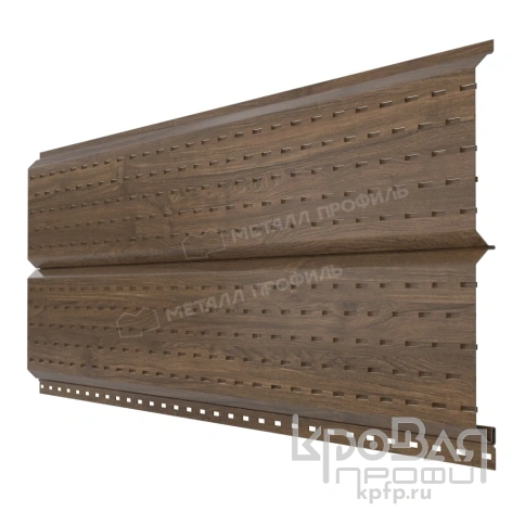Софит Lбрус-15х240 (ECOSTEEL_MA-12-Античный Дуб-0.45) фото 1