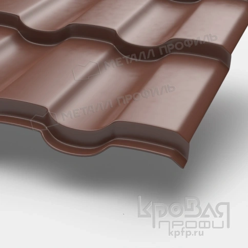 Металлочерепица МП Монтекристо-XL (PURETAN-20-8017-0.5) фото 1