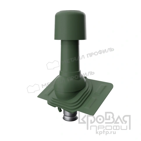 Выход вентиляции изолированный MAXI TURBO 125/160 универсальный (зеленый) фото 1