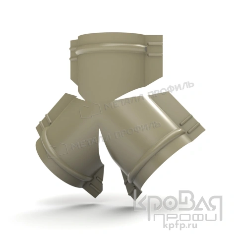 Y-образный тройник для круглого конька R110 NormanMP (ПЭ-01-1014-0.5) фото 1