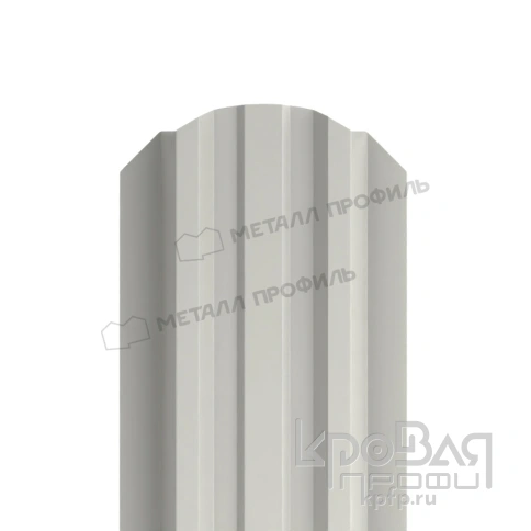 Штакетник металлический МП LАNE-O 16,5х99 NormanMP (ПЭ-01-9002-0.5) фото 1