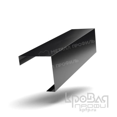 Планка угла наружного FASTCLICK 75х75х3000 (PURMAN-20-9005-0.5) фото 1