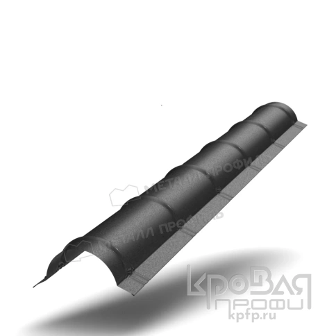 Планка конька круглого R110х2000 (VikingMP-01-9005-0.45) фото 1