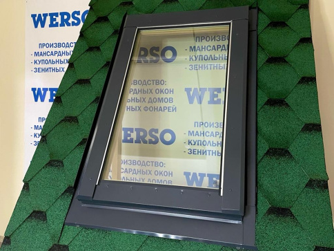 Окно WERSO с ручным открыванием 94x140. Двухкамерный стеклопакет фото 4
