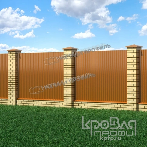 Профилированный лист МП-18х1100-B (AGNETA_Д-03-Copper-0,5) фото 4