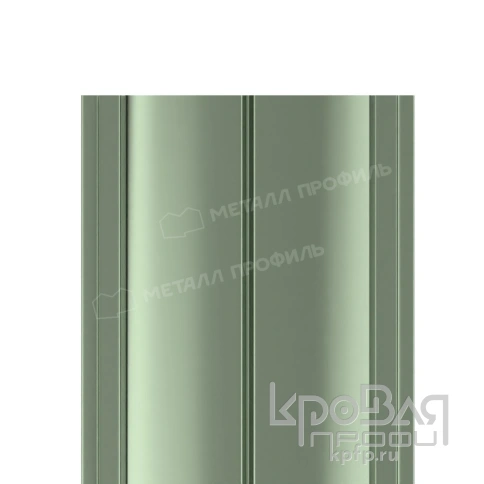 Штакетник металлический МП ELLIPSE-T 19х126 (PURMAN-20-Tourmalin-0.5) фото 1