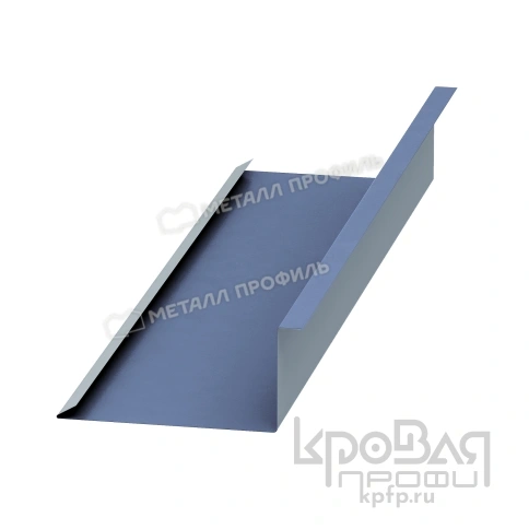 Планка примыкания нижняя 250х122х2000 (PURMAN-20-Galmei-0.5) фото 1