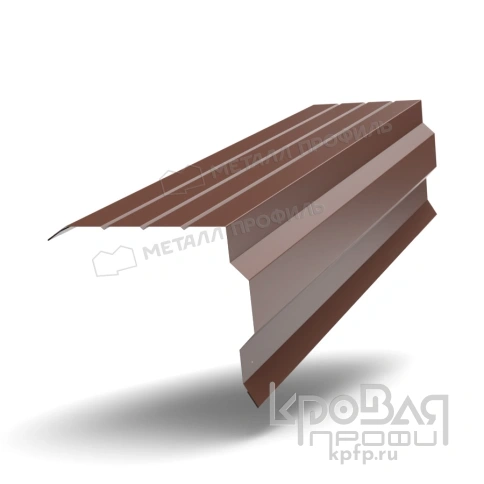 Планка торцевая 90х115х2000 NormanMP (ПЭ-01-8017-0.5) фото 1