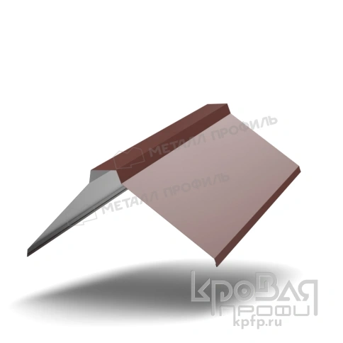 Планка конька плоского 155х155х2000 (PURETAN-20-RR32-0.5) фото 1