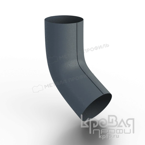 Колено трубы D100 Foramina Freeze (FRZ_D-01-Grey\Grey-0.6) фото 1