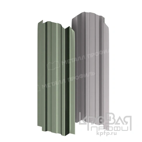 Штакетник металлический МП LАNE-O 16,5х99 (PURMAN-20-Tourmalin-0.5) фото 2