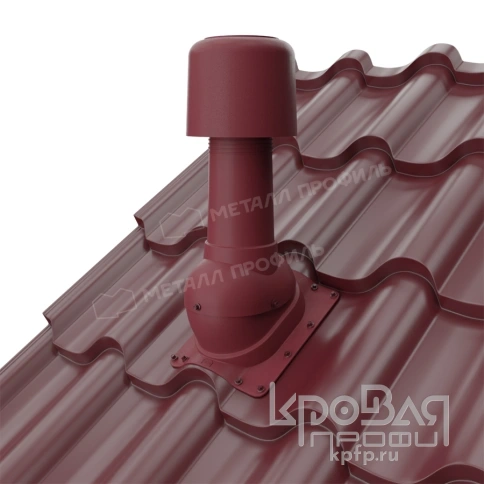 Выход вентиляции изолированный MAXI TURBO 125/160 Монтерроса (красный) фото 2