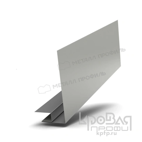 Планка карнизного свеса сложная 250х50х3000 (PURMAN-20-9010-0.5) фото 1