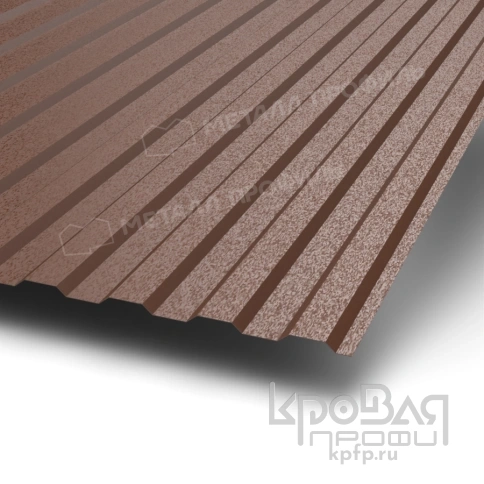 Профилированный лист МП-10х1100-A (VALORI-20-Brown-0,5) фото 1