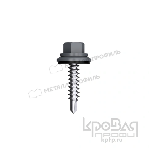Саморез 4,8х35 ROOFRetail RAL7024 (серый графит) фото 1