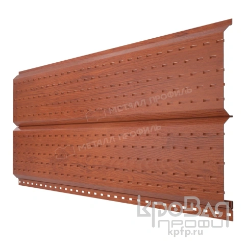 Софит Lбрус-15х240 (ECOSTEEL_T-12-Дуб-0.45) фото 1