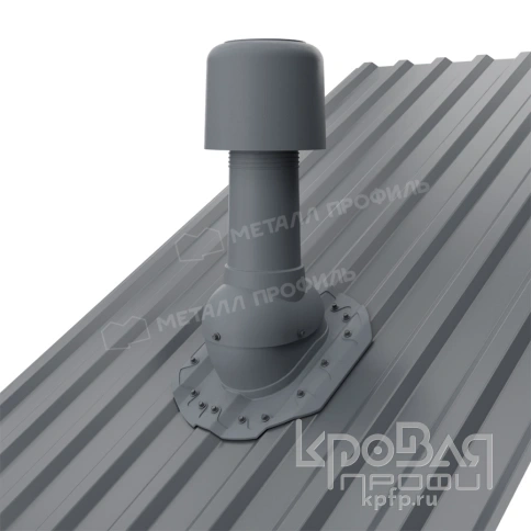 Выход вентиляции изолированный MAXI TURBO 125/160 МП-20 (серый) фото 2