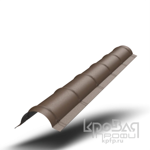 Планка конька круглого R110х2000 (VALORI-20-OxiBеige-0.5) фото 1