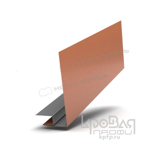 Планка карнизного свеса сложная 250х50х3000 (VikingMP E-20-8004-0.5) фото 1