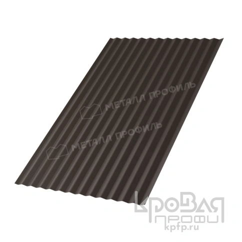 Профилированный лист МП-18х1100-B (VALORI-20-DarkBrown-0,5) фото 2