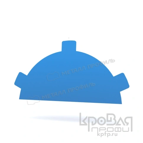 Заглушка конька круглого простая NormanMP (ПЭ-01-5015-0.5) фото 1