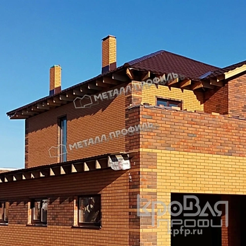 Металлочерепица МП Трамонтана-M NormanMP (ПЭ-01-8004-0.5) фото 4