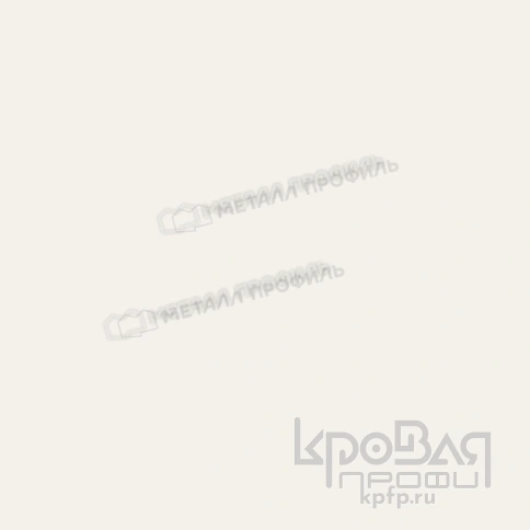 Планка конька круглого R110х2000 (ПЭ-01-9010-0.45) фото 3